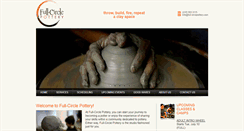 Desktop Screenshot of full-circlepottery.com